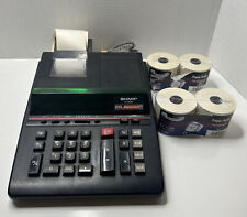 Calculadora elétrica Sharp EL-2630 2 cores impressão fita 12 dígitos comprar usado  Enviando para Brazil