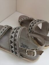Girls sandals grey for sale  LONDON
