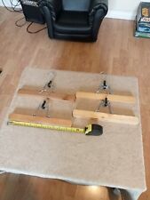 Wooden clamp hangers for sale  BALLYMENA