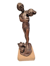 scultura bronzo acquaiolo usato  Roma