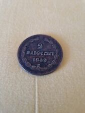 Moneta baiocchi 1849 usato  Roma