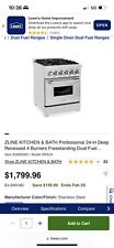 Zline 24in dual for sale  Newark