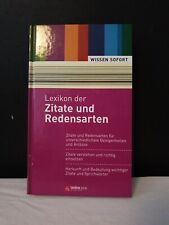 Lexikon zitate redensarten gebraucht kaufen  Köln