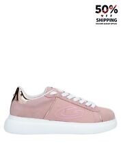 RRP€135 ALBERTO GUARDIANI Leather Wedge Sneakers US6 UK3.5 EU36 Logo for sale  Shipping to South Africa