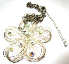 Wire flower necklace for sale  Lakeland