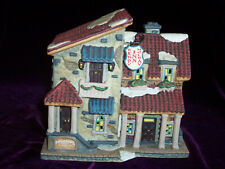 Christmas Village Ceramic Old House Wendy Holiday Inn 2001 Lighted 7 inches Tall, used for sale  Shipping to South Africa
