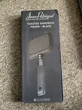 Jean Patrique Toasted Sandwich Maker Gas Ceramic Or Electric Black Panini Press, used for sale  Shipping to South Africa