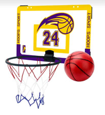 Mini aro de basquete interno/externo Kobe Bryant Lakers, 3 bolas e bomba de ar comprar usado  Enviando para Brazil