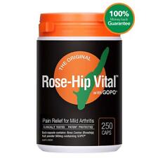 ROSE-HIP VITAL com GOPO 250 cápsulas alívio da dor da artrite FRETE RÁPIDO comprar usado  Enviando para Brazil