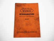 Mwm kd211 dieselmotor gebraucht kaufen  Merseburg