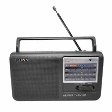 Rádio portátil Sony ICF-36 AM/FM/TV testado e funcionando cabo de alimentação comprar usado  Enviando para Brazil