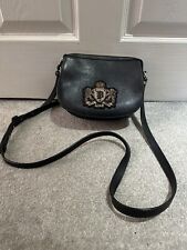 Polo Ralph Lauren Black Bullion Patch Leather Mini Crossbody Bag Embroidered£229 for sale  Shipping to South Africa