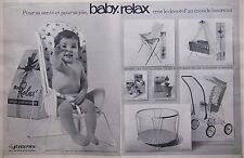 Baby relax advertising d'occasion  Expédié en Belgium