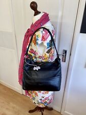 Used, Radley Leather Shoulder Bag Slouch Bag Tote Bag Black Medium Good Condition for sale  CHORLEY