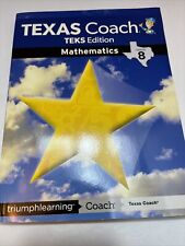 Texas Coach TEKS Edition Matemática Grau 8 Livro de Exercícios Não Escrito Em Casa Escolar comprar usado  Enviando para Brazil