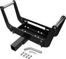 Foldable Winch Mounting Plate Brackets Cradle For 2" Hitch Receiver Truck 4WD for sale  Shipping to South Africa