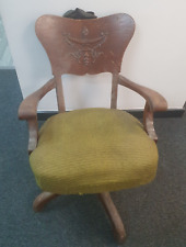 wooden swivel chair for sale  BALDOCK