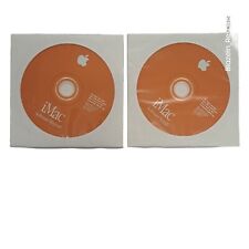 Used, 1999 Mac Macintosh iMac Software Restore & Install OS 8 8.6 Reboot 2 CD Disc for sale  Shipping to South Africa