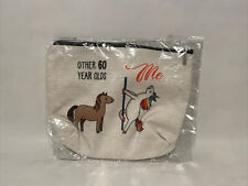 Outra bolsa de maquiagem cosmética cavalo unicórnio 60 anos presente aniversário 60 comprar usado  Enviando para Brazil