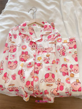 Pijama fantasia desenho animado Kirby Star Kawaii calça top roupa de dormir feminina uso doméstico comprar usado  Enviando para Brazil