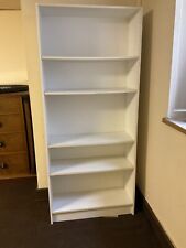 White melamine bookcases for sale  PORTSMOUTH