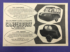 Canterbury sidecars original for sale  BRIDPORT