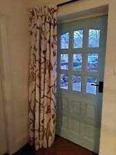 Single Door Curtain - Lewis and Wood fabric, fully lined, 130cm x 213cm  for sale  Shipping to South Africa