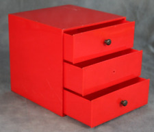 Rare Palaset Treston OY Finland Miniature Desk Top Cube Storage 3 Drawer Unit for sale  Shipping to South Africa