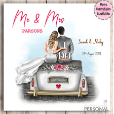 Personalised wedding card for sale  LEICESTER