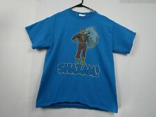 Mens Junk Mail M Blue Shazam! Distressed Crew Neck Graphic T-Shirt DC Comics for sale  Shipping to South Africa