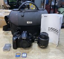 Câmera Digital SLR Nikon D5000 com Lente 18-55mm VR, 2 Cartões SD, Bolsa, Manual comprar usado  Enviando para Brazil