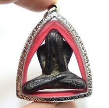 Used, BIG PIDTA LP KRON 1950s PENDANT 2 CLOSE EYES BUDDHA CRON TOK RAJA LUCKY AMULET for sale  Shipping to South Africa