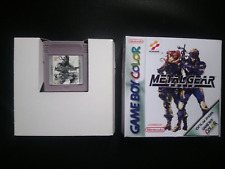 Metal Gear Solid boxed video game for game boy color gbc for sale  Shipping to South Africa