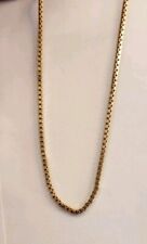 10k Yellow Gold 20" Block Chain for sale  Shipping to South Africa