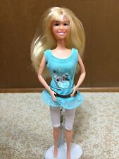 Boneca Barbie Disney Adolescente Capitão Amigo Cabelo Loiro Bangs Vestida Pop Star Top, usado comprar usado  Enviando para Brazil
