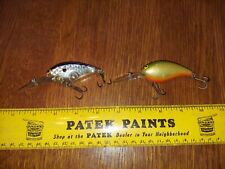 Lot 2 vintage pre-Pradco Norman Deep Little N prism sunshine gelcoat crankbaits for sale  Shipping to South Africa