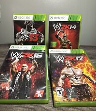 WWE  2K13 2K14 2K16 2K17 Xbox 360 Lot of 4 - CIB CM Punk Rock Brock Stone Cold for sale  Shipping to South Africa