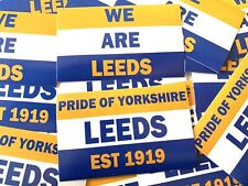 24 x adesivos Leeds United Utd LUFC Yorkshire bandeira cachecol camisa emblema comprar usado  Enviando para Brazil