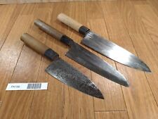 Juego de cuchillos de cocina para chef japonés 3 piezas DEBA de Japón PA156 segunda mano  Embacar hacia Argentina