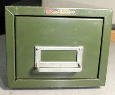 2 metal green filing cabinets for sale  Elmer