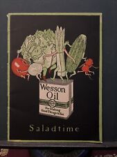 Wesson oil saladtime for sale  NOTTINGHAM