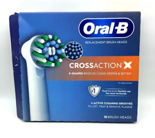 Cabezales de repuesto para cepillo de dientes eléctrico Oral-B CrossAction, 10 unidades segunda mano  Embacar hacia Mexico