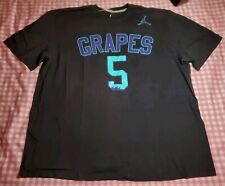 Camiseta Nike Air Jordan Uvas 5 masculina 2XL preta basquete XXL comprar usado  Enviando para Brazil