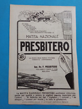 Pubblicita 1922 matita usato  Roma