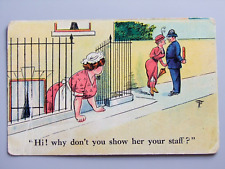 Postcard comic truncheon for sale  SHEFFIELD