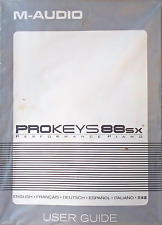 M-Audio Prokeys 88SX Performance Piano Livro Manual do Proprietário Original, Novo! comprar usado  Enviando para Brazil