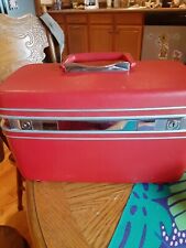 Vintage Samsonite RED Train Makeup Case TRAY AND MIRROR for sale  Taylorsville