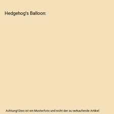 Hedgehog balloon nick gebraucht kaufen  Trebbin