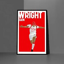 Ian wright poster for sale  UK