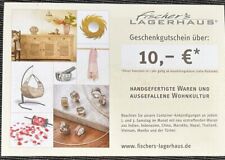 Gutschein fischer lagerhaus gebraucht kaufen  Korschenbroich